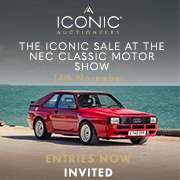 Iconic Auctioneers | Iconic Sale NEC November 2026 180 x 180 (Live Client)