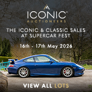 The Iconic Sale at Supercar Fest Saturday 16th May 2026 180 x 180 (Live Client)