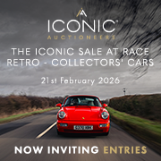  The Iconic Sale at Race Retro Collectors' Cars Feb 2026 180 x 180 ( Live Client)