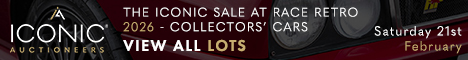  The Iconic Sale at Race Retro Collectors' Cars Feb 2026 468 x 60 ( Live Client)