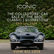 Iconic Auctioneers Collectors Cars 25 July 2026 180 x 180 (Live Client)