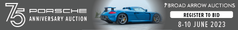 Broad Arrow Auctions | Porsche 75th Anniversary Auction | June 8-10 2023