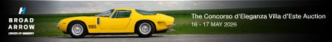 Broad Arrow Auctions | The Concorso D'Eleganza Villa D'Este Auction | 16th May 2026