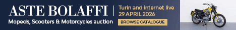 Aste Bolaffi | Mopeds, Scooters & Motorcycles Auction | 29 April 2026