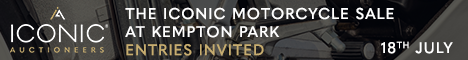 Iconic Auctioneers | The London Motorcycle Sale at Kempton Park | 18 July 2026