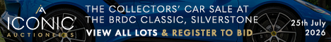 Iconic Auctioneers | The Iconic Sale at the BRDC Classic: Collectors' Cars | 25 July 2026