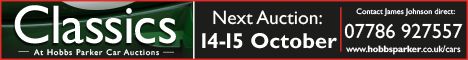 Hobbs Parker Car Auctions LLP | 14 & 15 Oct 2026