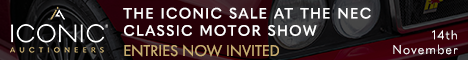 Iconic Auctioneers | The Iconic Sale at the NEC Classic Motor Show | 14 November 2026