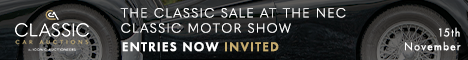 CCA |The Classic Sale at the NEC Classic Motor Show | 15 November 2026