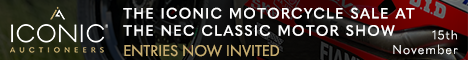 Iconic Auctioneers | The Iconic Motorcycle Sale at the NEC Classic Motor Show | 15 November 2026